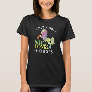 Camiseta Equestrianos de Corrida de Cavalos