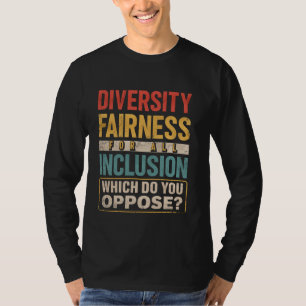 Camiseta Equidade De Diversidade Para Toda Inclusão Que Voc