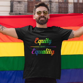 Camiseta Equidade Sobre Igualdade LGBT