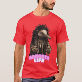Camiseta Equidna da Vida de Gângster