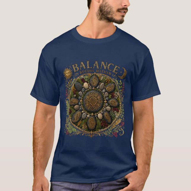Camiseta Equilíbrio Boho (Frente)