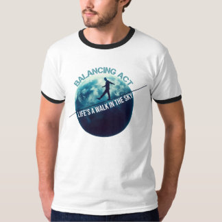 Camiseta Equilíbrio Celestial: Viagem em Encaminhamento da 