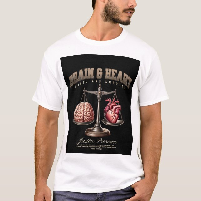 Camiseta Equilíbrio de coração e mente (Frente)