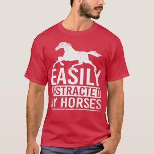 Camiseta Equilíbrio Fácil Por Cavalos Retro