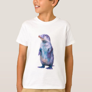 Camiseta Equilíbrio Pastel Caprichoso de Ornitorrinco Infan