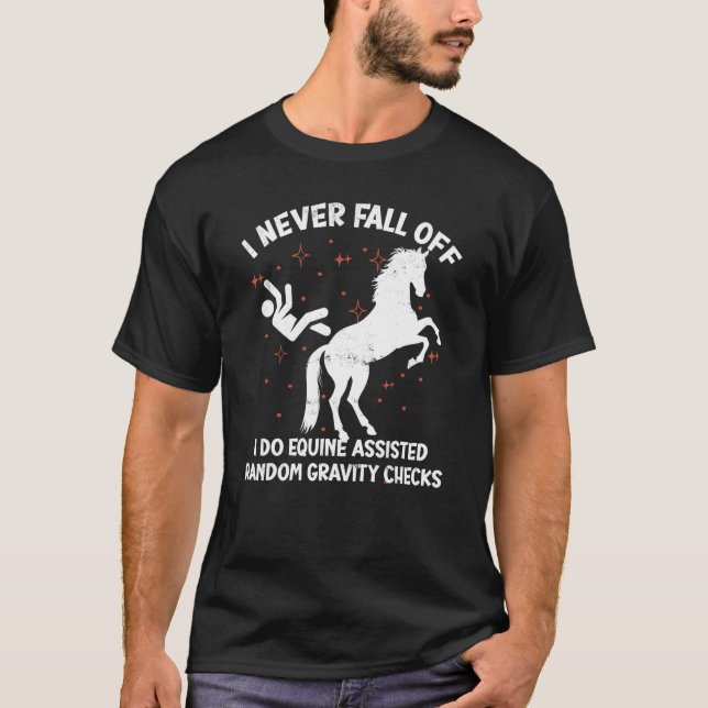 Camiseta Equine Assisted Gravity Checks Horse (Frente)