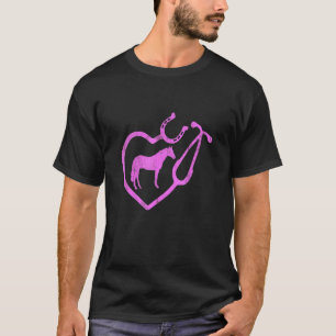 Camiseta Equine Vet Tech para o veterinário Vet Tech Gi