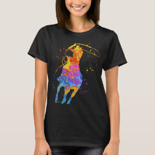 Camiseta Equinos Gráfico de Cavalos Curiosos