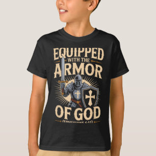 Camiseta Equipado Com A Armadura De Deus Versão Da Bíblia C