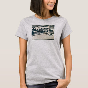Camiseta Equipado com a Impressão da Casa Blodgett de 1960