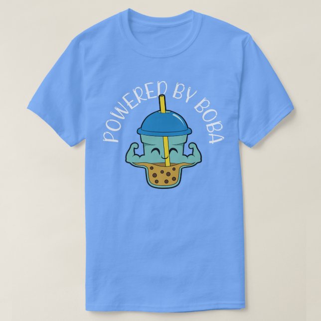 Camiseta Equipado Com Boba Bubble Tea 1531 (Frente do Design)