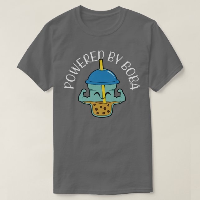 Camiseta Equipado Com Boba Bubble Tea 1531 (Frente do Design)