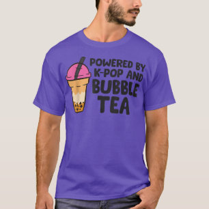 Camiseta Equipado Com Kpop E Chá De Bolha