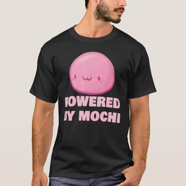 Camiseta Equipado Com Mochi Japonês Mochi (Frente)