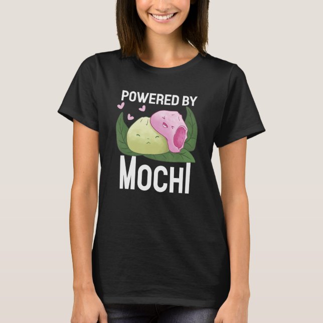 Camiseta Equipado Com Mochi Japonês Mochi (Frente)