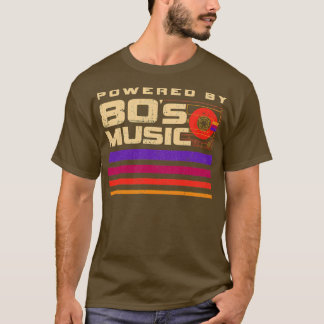 Camiseta Equipado com música dos anos 80