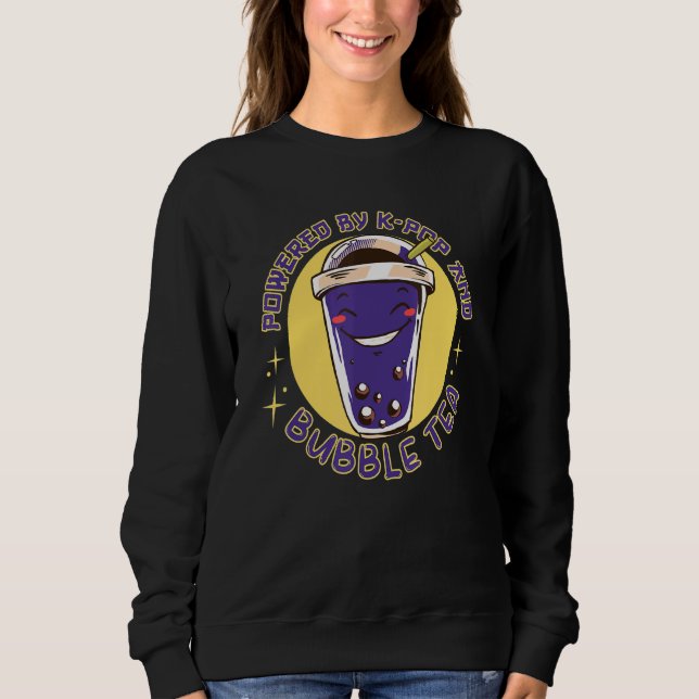 Camiseta Equipado Com Pop K E Chá Boba Tea Kpop 1 (Frente)