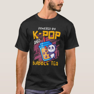 Camiseta Equipado Com Pop K E Chá Boba Tea Kpop 2