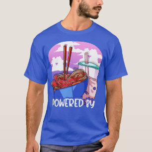 Camiseta Equipado Com Ramen Boba Tea Kawaii