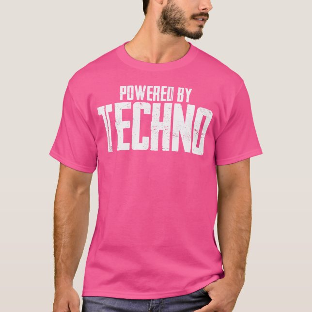 Camiseta Equipado Com Techno Music Edm (Frente)