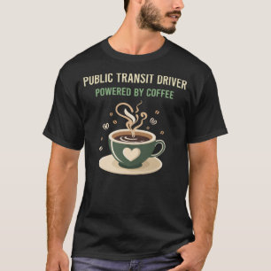 Camiseta Equipado Com Um Motorista De Trânsito Público De C
