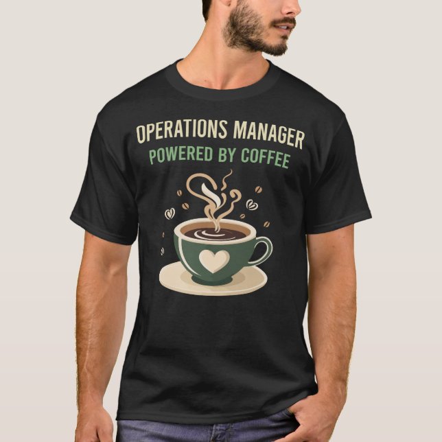 Camiseta Equipado Pelo Coffee Operations Manager (Frente)