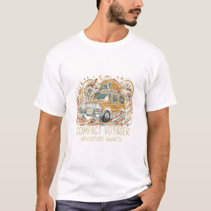 Camiseta Equipamento de Acampamento de Carro para Aventura