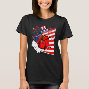 Camiseta Equipamento de Boxe Fantasia Bandeira Americana 4