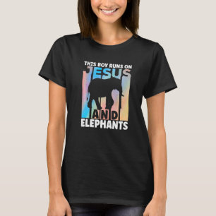 Camiseta Equipamento de elefante para elefantes Roupa Boys