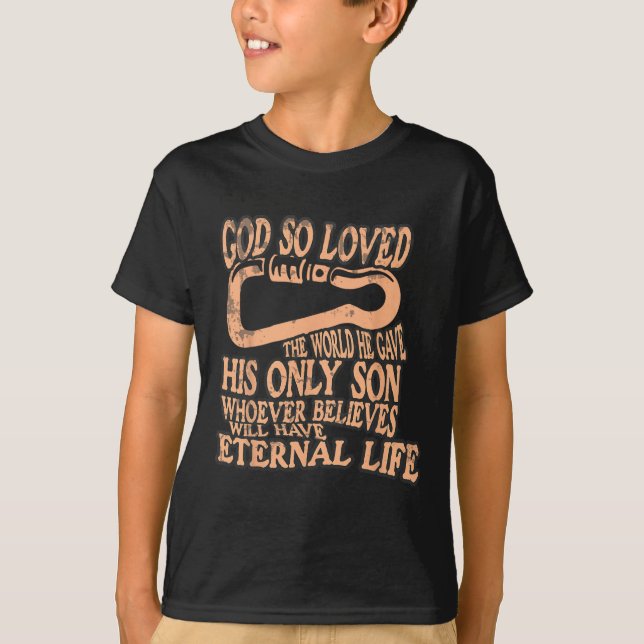 Camiseta Equipamento de Escalada Cristã Testemunha de Deus  (Frente)