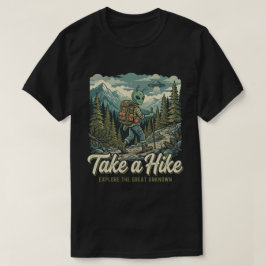 Camiseta Equipamento de Exterior Retro Alien Bigfoot