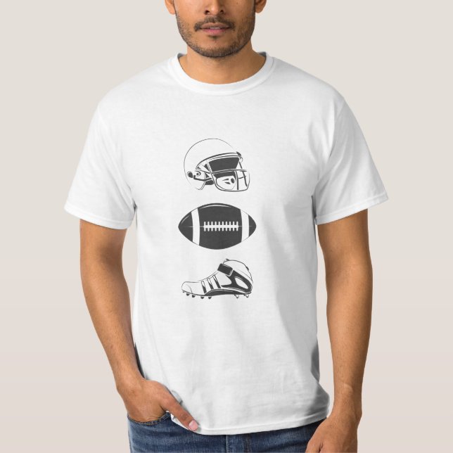 Camiseta Equipamento de Futebol Americano Silhueta | Capace (Frente)