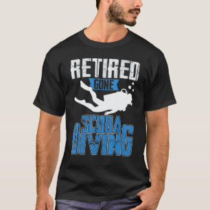 Camiseta Equipamento de Mergulho Aposentado Reforma Aposent