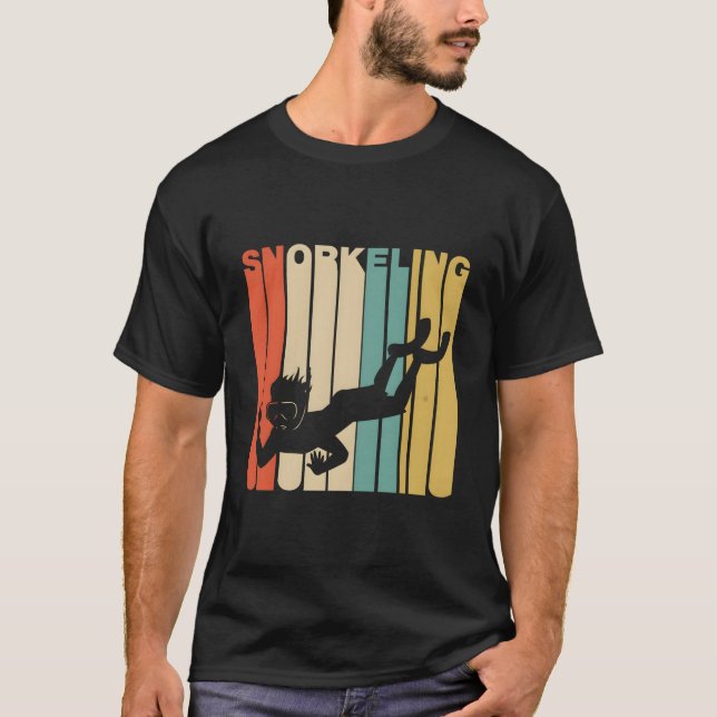 Camiseta Equipamento de mergulho dos anos 70 (Frente)