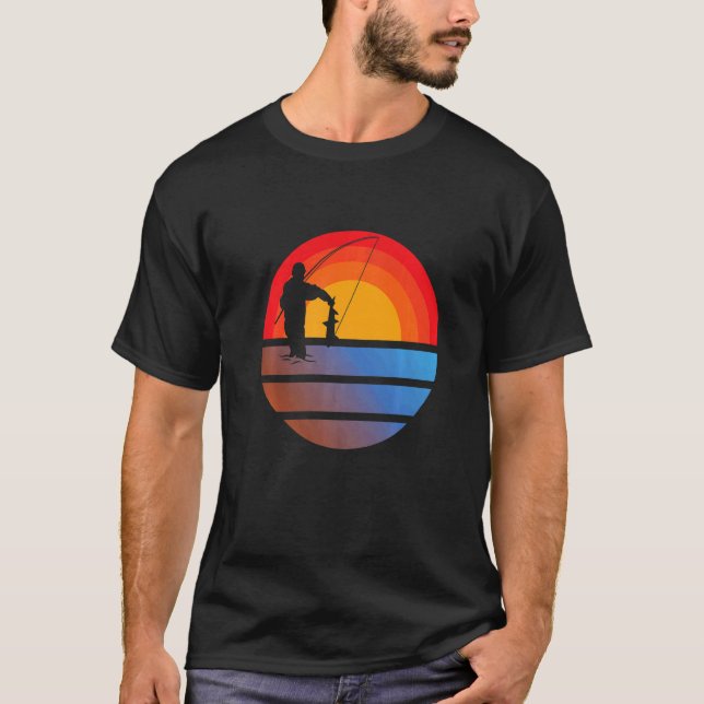 Camiseta Equipamento de Pesca Roupas de Pesca Conjunto de P (Frente)