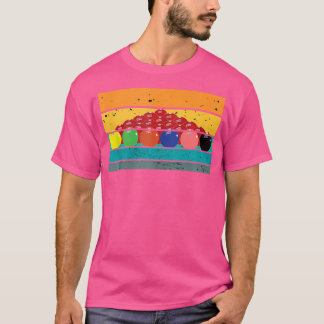Camiseta Equipamento De Piscina De Snooker Para Bilhares De
