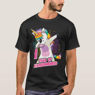Camiseta Equipamento De primeiro aniversario, Dabbing Unico