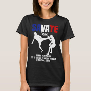 Camiseta Equipamento de Savate Treinamento de Autodefesa Ar