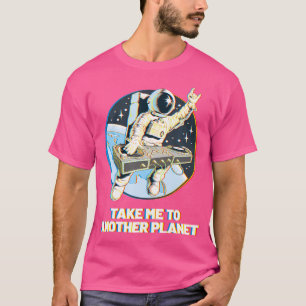Camiseta Equipamento Engraçado de Dj Spaceman Edm Música Ra