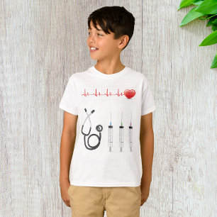 Camiseta Equipamento Médico Batimento Cardíaco Saúde