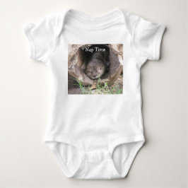 Camiseta Equipamento Napping do bebê da lontra