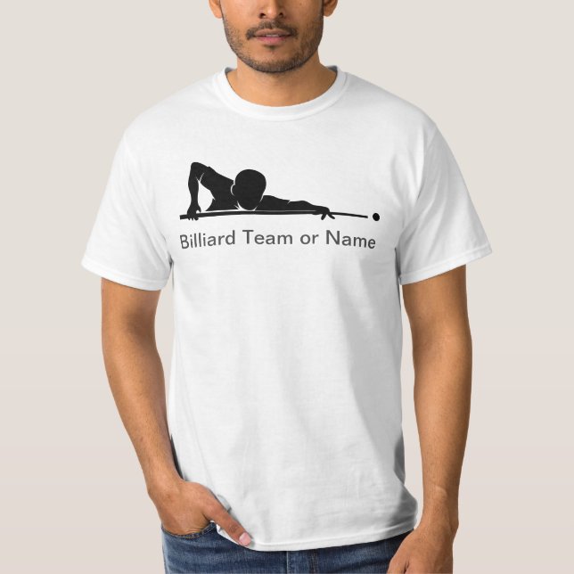 Camiseta Equipamentos para Equipes da Liga de Sinuca Custom (Frente)