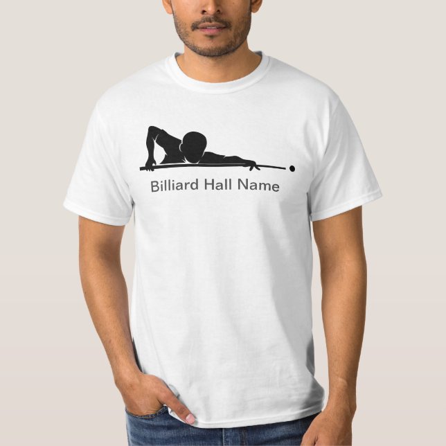 Camiseta Equipamentos para Equipes da Liga de Sinuca Custom (Frente)
