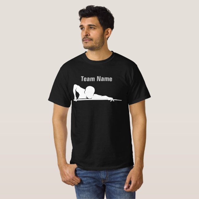 Camiseta Equipamentos para Equipes da Liga de Sinuca Custom (Frente Completa)