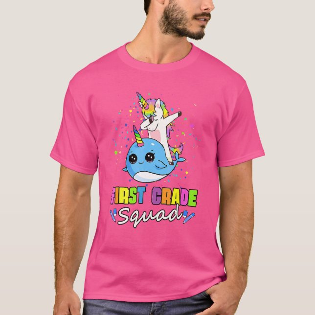 Camiseta Equipe 1rua Grau Esquadrão de Primeiro Grau Unicór (Frente)