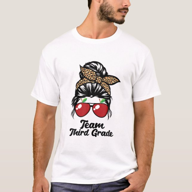 Camiseta Equipe 3ª Classe Óculos de sol Clássicos Mãe Vida  (Frente)