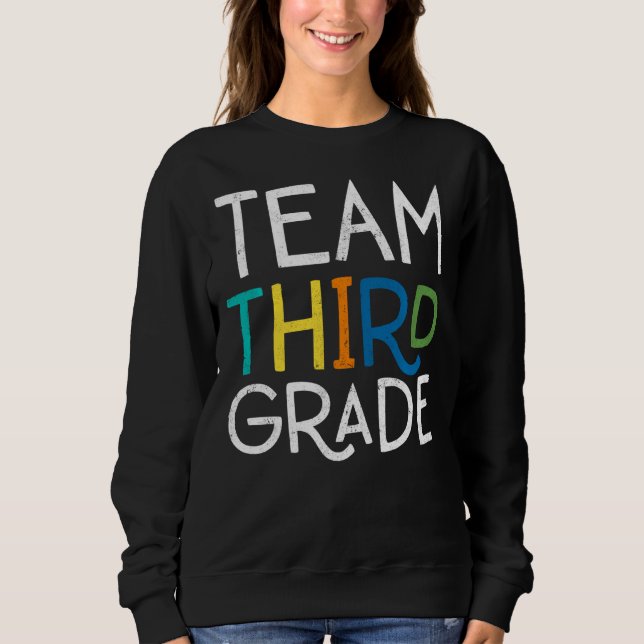 Camiseta Equipe 3º Classe do 3º Grau Voltar à Escola (Frente)