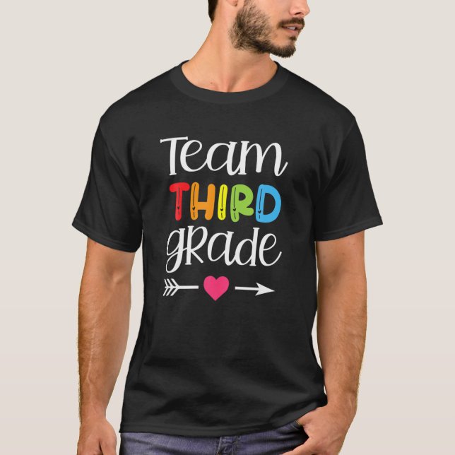 Camiseta Equipe 3º Grau De Volta À Escola Garota (Frente)