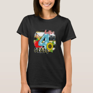 Camiseta Equipe 4º ano Alô 4º ano Girassol de volta T