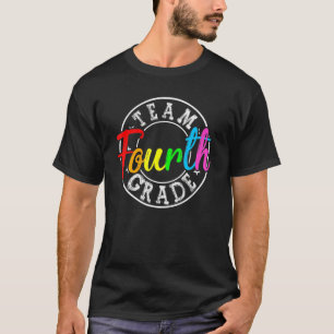 Camiseta Equipe 4º ano de boas-vindas de volta à escola 4º